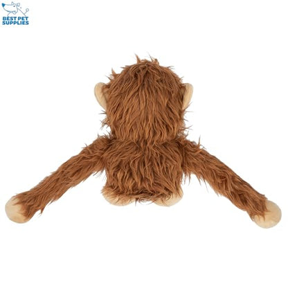 Best Pet Supplies Interactive Squeaky Dog Chew Toy, Ideal Dog Toys for Chewers, Small, Medium & Large Dogs, and Fetch Lovers - Bunny (Beige), Large