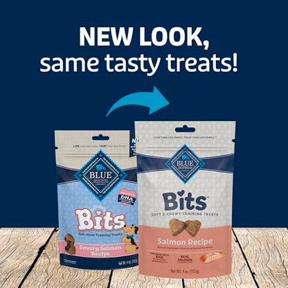Blue Buffalo Bits Soft Dog Treats for Training, Made with Natural Ingredients & Enhanced with DHA, Beef Recipe, 19-oz Bag