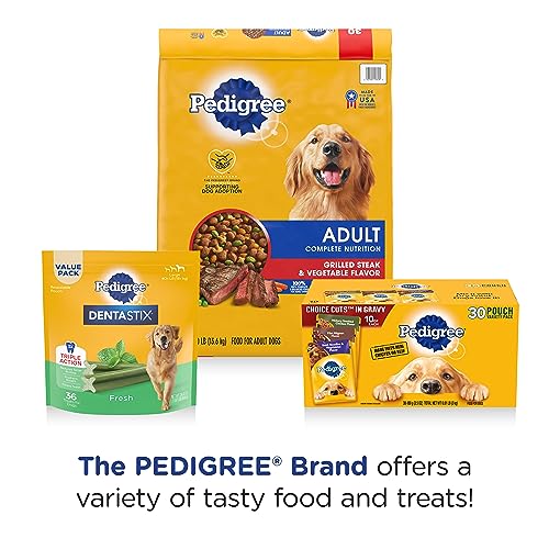 Pedigree Dentastix Dental Chews for Dogs, Small and Toy Breed Dog Treats, Fresh Flavor, 12.31 oz. Bag (51 Treats Total)