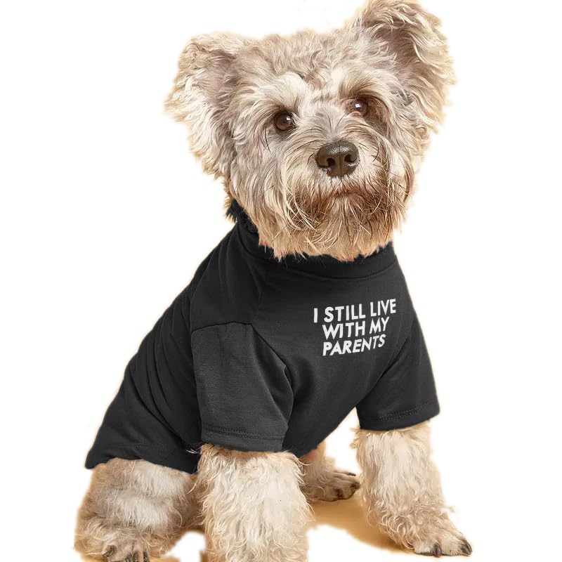 Cute Dog Clothes,Dog T Shirt for Medium Dogs, Small Dogs Girl Boy,Puppy.Breathable Soft Dog Costume Pet Dogs Cats,Pet Pullover Jumper,Cat Clothes (S-(4~8lb), Chest~14", Khaki)