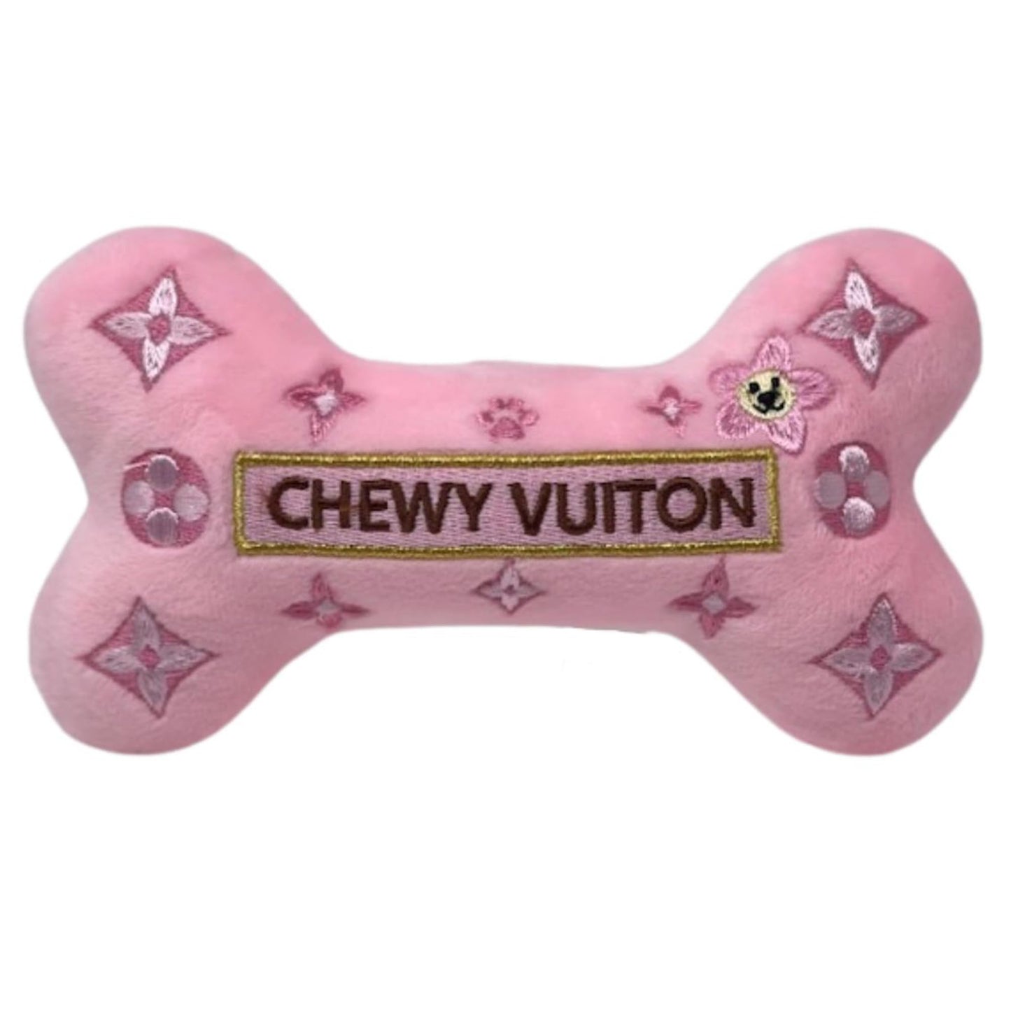 Diggin Designs Sniffany & Co Squeaky Plush Dog Toy Purse | Luxury-Inspired Parody Designer Handbag with Built-in Squeaker, Soft Plush Fashion Dog Toy – Haute Couture Purses & Handbags