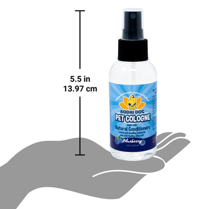 Bodhi Dog Premium Dog Cologne - Deodorizing Dog Perfume & Conditioner for Dogs & Cats - Natural Long Lasting Spray - Keeps Pets Fresh All Day - Gentle & Safe Formula, Made in USA (Baby Powder 4 Fl Oz)