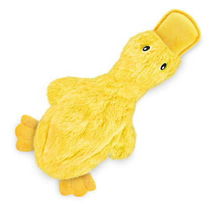 Best Pet Supplies Interactive Squeaky Dog Chew Toy, Ideal Dog Toys for Chewers, Small, Medium & Large Dogs, and Fetch Lovers - Bunny (Beige), Large