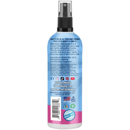 Bodhi Dog Premium Dog Cologne - Deodorizing Dog Perfume & Conditioner for Dogs & Cats - Natural Long Lasting Spray - Keeps Pets Fresh All Day - Gentle & Safe Formula, Made in USA (Baby Powder 4 Fl Oz)