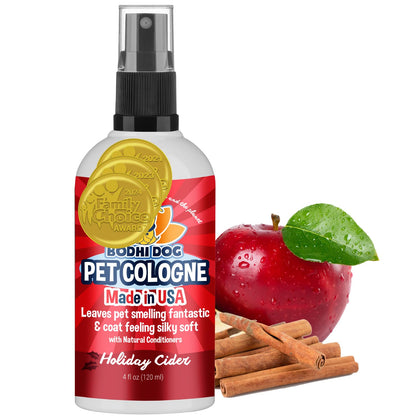 Bodhi Dog Premium Dog Cologne - Deodorizing Dog Perfume & Conditioner for Dogs & Cats - Natural Long Lasting Spray - Keeps Pets Fresh All Day - Gentle & Safe Formula, Made in USA (Baby Powder 4 Fl Oz)