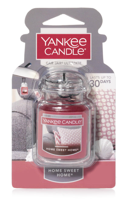 Yankee Candle Hanging Car Jar Ultimate 3-Pack Air Fresheners Neutralizes Odors Up to 30 Days Includes: Beach Walk Pink Sands and Sun and Sand (Pack of 3)