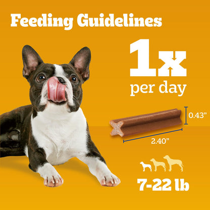 Pedigree Dentastix Dental Chews for Dogs, Small and Toy Breed Dog Treats, Fresh Flavor, 12.31 oz. Bag (51 Treats Total)
