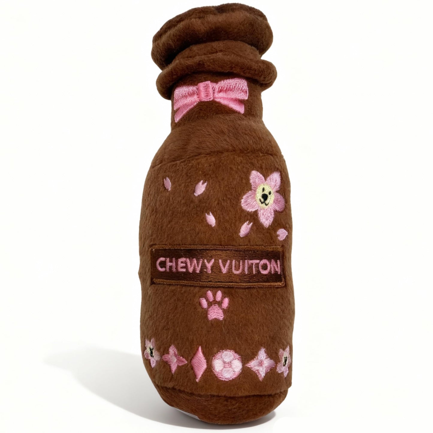 Diggin Designs Sniffany & Co Squeaky Plush Dog Toy Purse | Luxury-Inspired Parody Designer Handbag with Built-in Squeaker, Soft Plush Fashion Dog Toy – Haute Couture Purses & Handbags