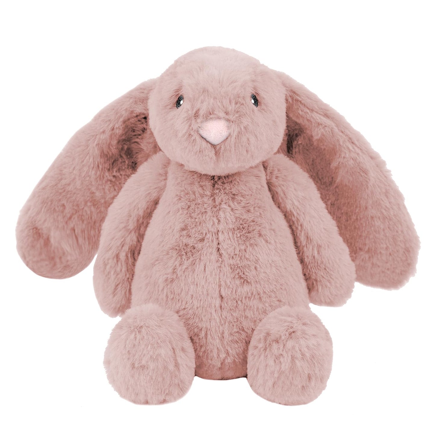 Best Pet Supplies Interactive Squeaky Dog Chew Toy, Ideal Dog Toys for Chewers, Small, Medium & Large Dogs, and Fetch Lovers - Bunny (Beige), Large