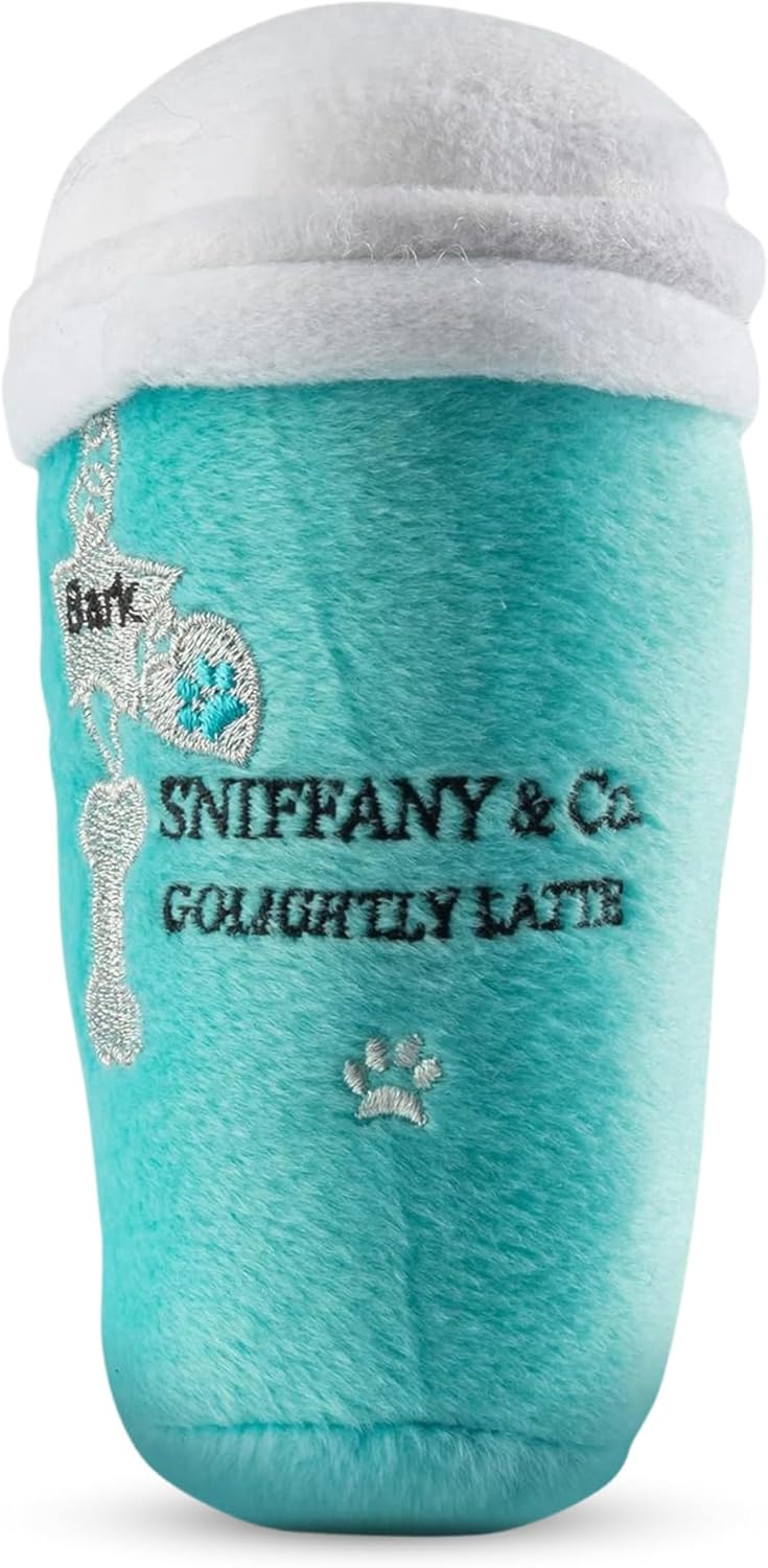 Diggin Designs Sniffany & Co Squeaky Plush Dog Toy Purse | Luxury-Inspired Parody Designer Handbag with Built-in Squeaker, Soft Plush Fashion Dog Toy – Haute Couture Purses & Handbags