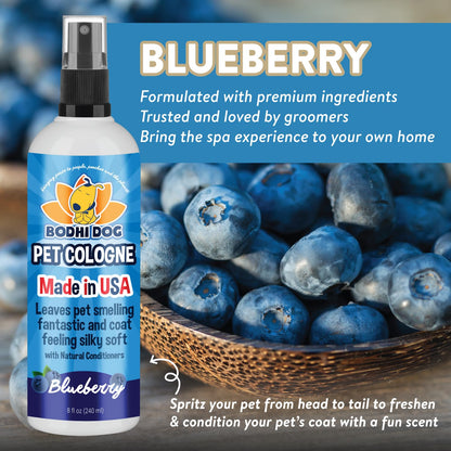Bodhi Dog Premium Dog Cologne - Deodorizing Dog Perfume & Conditioner for Dogs & Cats - Natural Long Lasting Spray - Keeps Pets Fresh All Day - Gentle & Safe Formula, Made in USA (Baby Powder 4 Fl Oz)