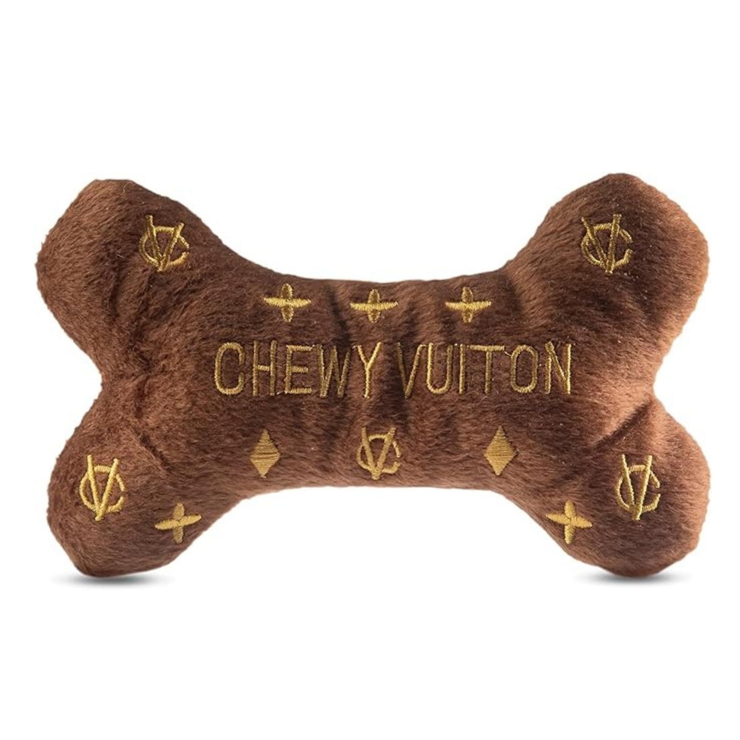 Diggin Designs Sniffany & Co Squeaky Plush Dog Toy Purse | Luxury-Inspired Parody Designer Handbag with Built-in Squeaker, Soft Plush Fashion Dog Toy – Haute Couture Purses & Handbags