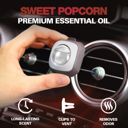 Air Jungles New Car Scent Car Air Freshener Vent Clip, 6 Count Long Lasting Up to 180 days, Natural Essential Oil Car Fragrance for Women and Men, Odor Eliminator - 4ml Each
