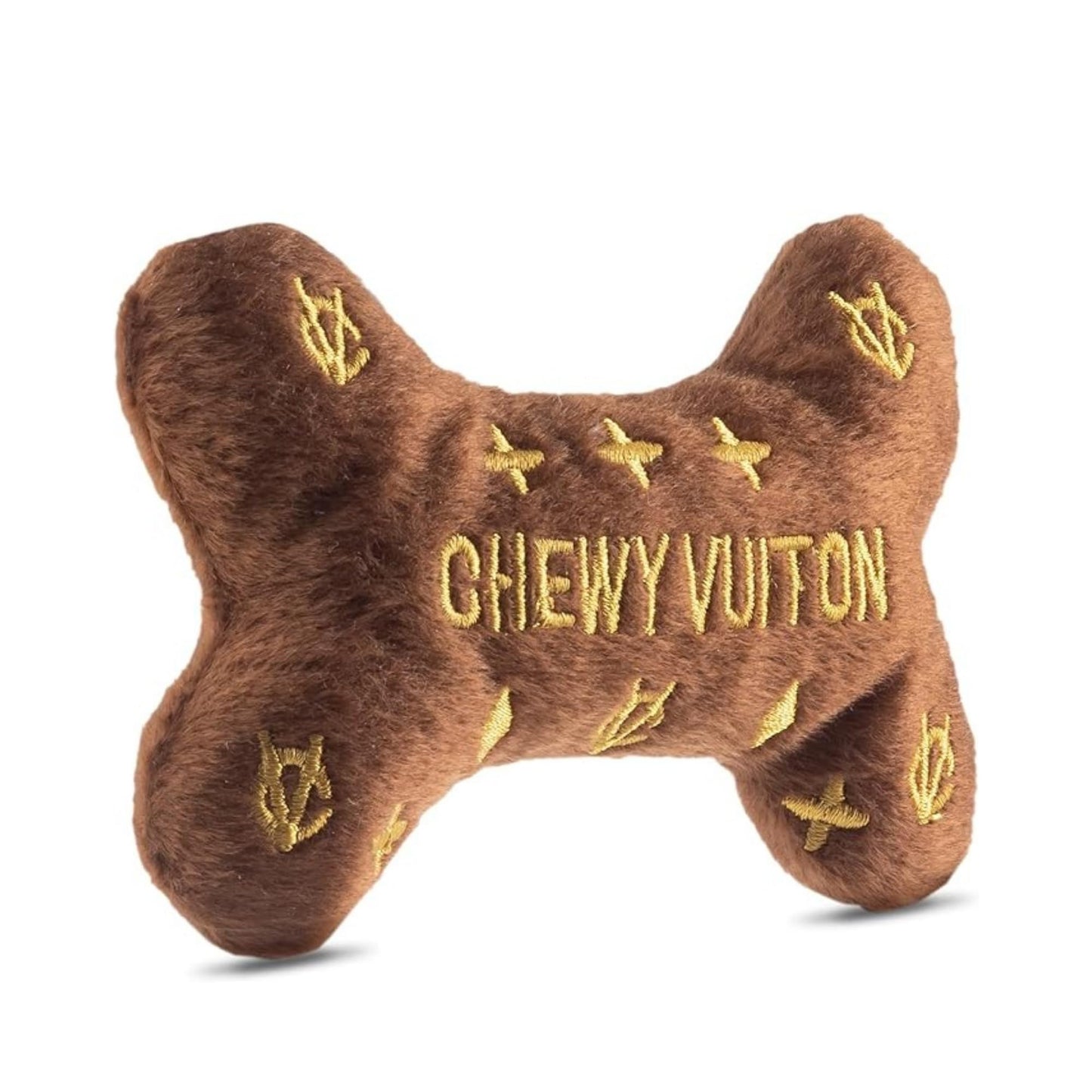 Diggin Designs Sniffany & Co Squeaky Plush Dog Toy Purse | Luxury-Inspired Parody Designer Handbag with Built-in Squeaker, Soft Plush Fashion Dog Toy – Haute Couture Purses & Handbags