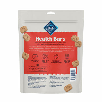 Blue Buffalo Health Bars Mini Crunchy Dog Biscuits, Oven-Baked with Natural Ingredients, Apples & Yogurt, 16-oz Bag