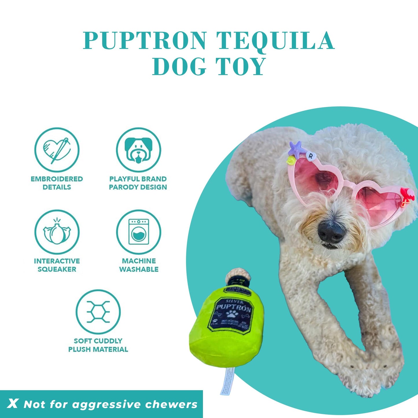 Haute Diggity Dog White Paw Grrriety Pack Activity House, Plush Designer Dog Toys with Interactive Squeaker, Stimulating Pet Enrichment, Machine-Washable & Safe Materials for All Breeds, One Size