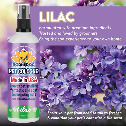 Bodhi Dog Premium Dog Cologne - Deodorizing Dog Perfume & Conditioner for Dogs & Cats - Natural Long Lasting Spray - Keeps Pets Fresh All Day - Gentle & Safe Formula, Made in USA (Baby Powder 4 Fl Oz)