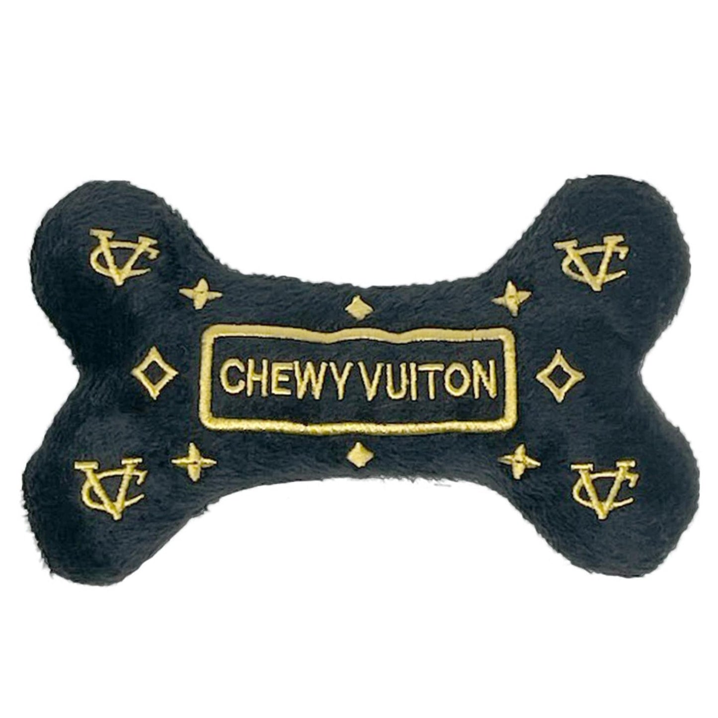 Diggin Designs Sniffany & Co Squeaky Plush Dog Toy Purse | Luxury-Inspired Parody Designer Handbag with Built-in Squeaker, Soft Plush Fashion Dog Toy – Haute Couture Purses & Handbags