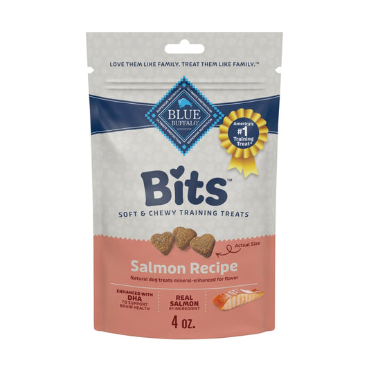 Blue Buffalo Bits Soft Dog Treats for Training, Made with Natural Ingredients & Enhanced with DHA, Beef Recipe, 19-oz Bag
