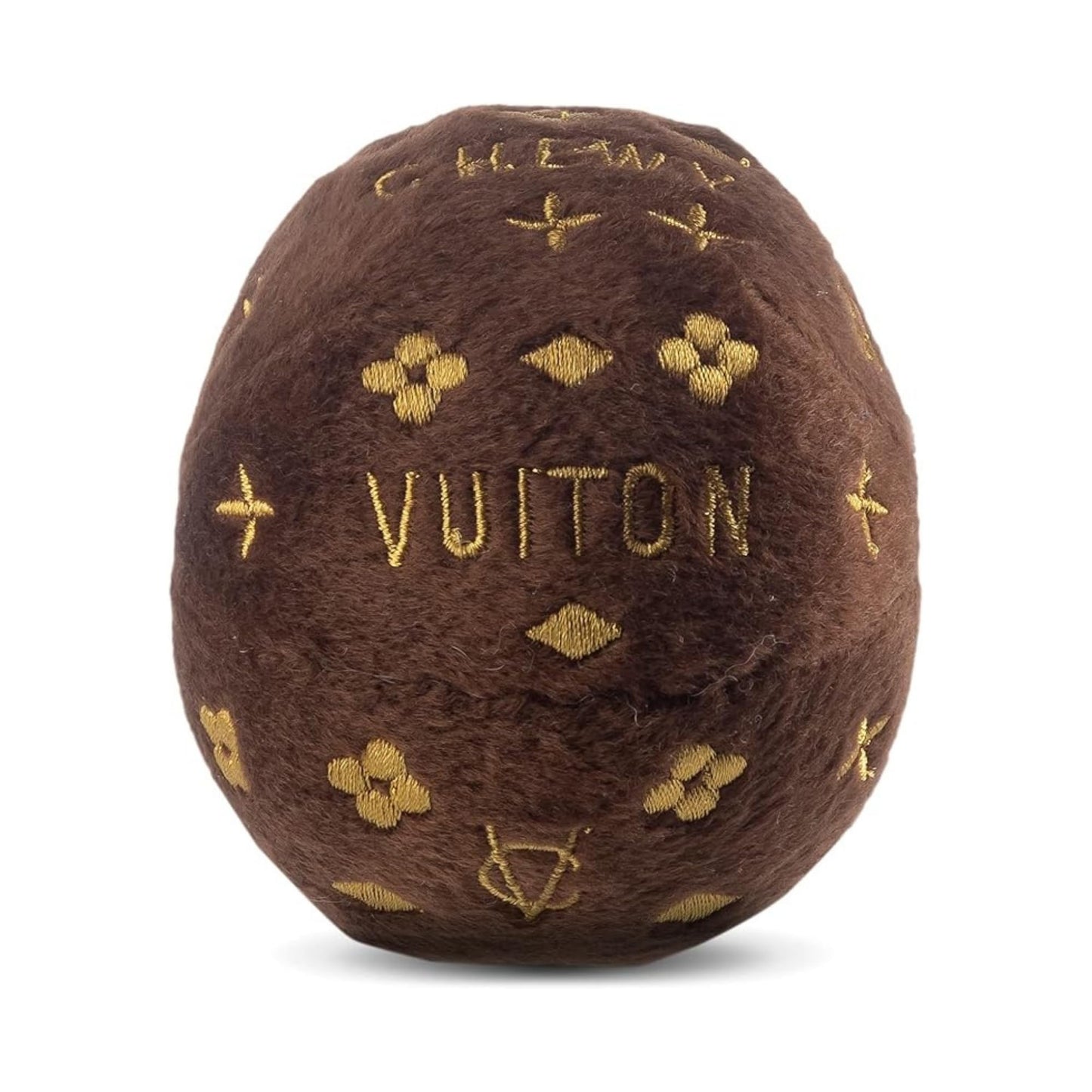 Diggin Designs Sniffany & Co Squeaky Plush Dog Toy Purse | Luxury-Inspired Parody Designer Handbag with Built-in Squeaker, Soft Plush Fashion Dog Toy – Haute Couture Purses & Handbags