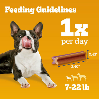Pedigree Dentastix Dental Chews for Dogs, Small and Toy Breed Dog Treats, Fresh Flavor, 12.31 oz. Bag (51 Treats Total)