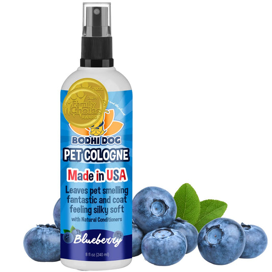 Bodhi Dog Premium Dog Cologne - Deodorizing Dog Perfume & Conditioner for Dogs & Cats - Natural Long Lasting Spray - Keeps Pets Fresh All Day - Gentle & Safe Formula, Made in USA (Baby Powder 4 Fl Oz)