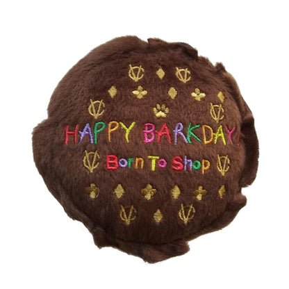 Diggin Designs Sniffany & Co Squeaky Plush Dog Toy Purse | Luxury-Inspired Parody Designer Handbag with Built-in Squeaker, Soft Plush Fashion Dog Toy – Haute Couture Purses & Handbags