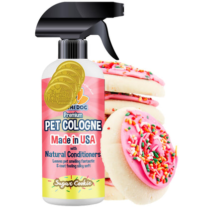 Bodhi Dog Premium Dog Cologne - Deodorizing Dog Perfume & Conditioner for Dogs & Cats - Natural Long Lasting Spray - Keeps Pets Fresh All Day - Gentle & Safe Formula, Made in USA (Baby Powder 4 Fl Oz)