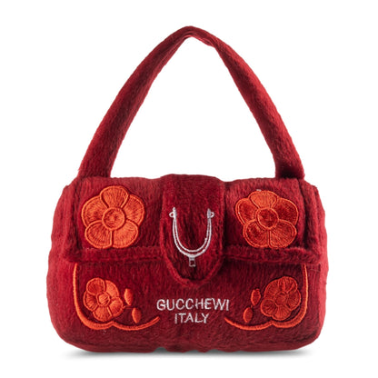 Diggin Designs Sniffany & Co Squeaky Plush Dog Toy Purse | Luxury-Inspired Parody Designer Handbag with Built-in Squeaker, Soft Plush Fashion Dog Toy – Haute Couture Purses & Handbags