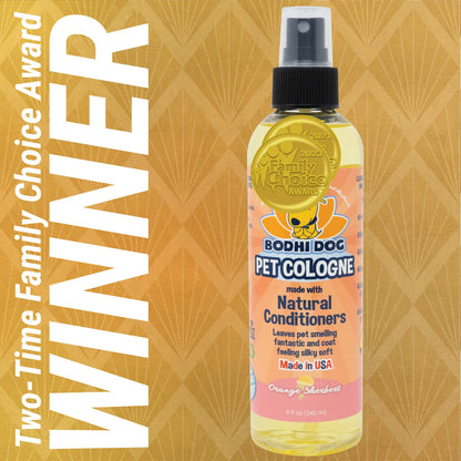 Bodhi Dog Premium Dog Cologne - Deodorizing Dog Perfume & Conditioner for Dogs & Cats - Natural Long Lasting Spray - Keeps Pets Fresh All Day - Gentle & Safe Formula, Made in USA (Baby Powder 4 Fl Oz)