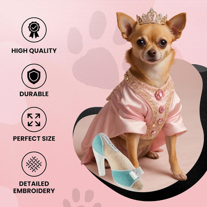 Diggin Designs Sniffany & Co Squeaky Plush Dog Toy Purse | Luxury-Inspired Parody Designer Handbag with Built-in Squeaker, Soft Plush Fashion Dog Toy – Haute Couture Purses & Handbags
