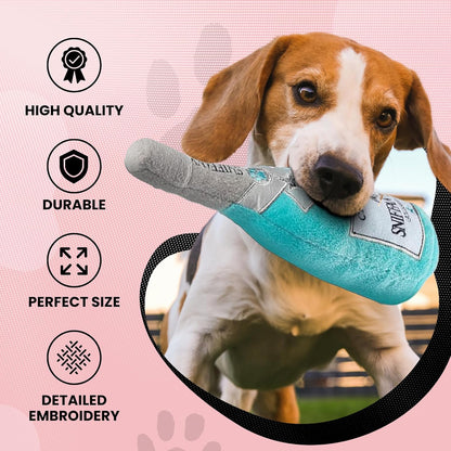 Diggin Designs Sniffany & Co Squeaky Plush Dog Toy Purse | Luxury-Inspired Parody Designer Handbag with Built-in Squeaker, Soft Plush Fashion Dog Toy – Haute Couture Purses & Handbags