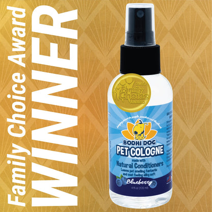Bodhi Dog Premium Dog Cologne - Deodorizing Dog Perfume & Conditioner for Dogs & Cats - Natural Long Lasting Spray - Keeps Pets Fresh All Day - Gentle & Safe Formula, Made in USA (Baby Powder 4 Fl Oz)