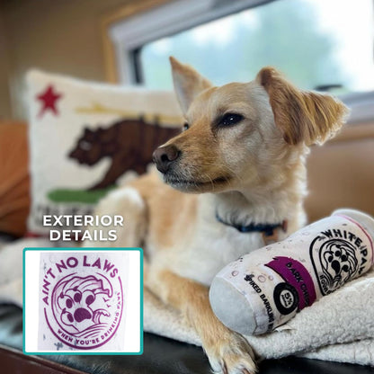 Haute Diggity Dog White Paw Grrriety Pack Activity House, Plush Designer Dog Toys with Interactive Squeaker, Stimulating Pet Enrichment, Machine-Washable & Safe Materials for All Breeds, One Size
