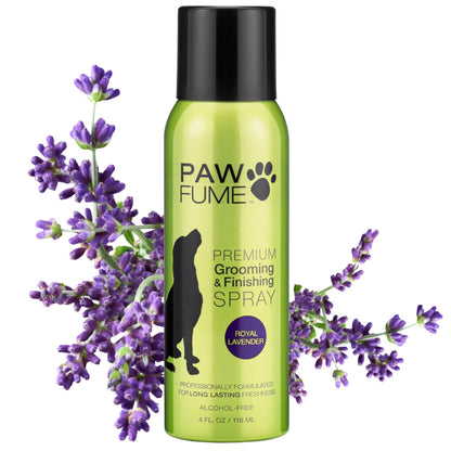 PAWFUME Dog Perfume Spray for Grooming, Blue Ribbon, 1-Pack – Keep Your Pup Fresh All Day – Probiotic, Alcohol-Free, Detangling & Moisturizing – Salon-Quality Dog Spray Deodorizer Perfume