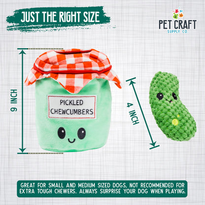 Pet Craft Supply Hide and Seek Plush Dog Toys Crinkle Squeaky Interactive Burrow Activity Puzzle Chew Fetch Treat Hiding Brain Stimulating Cute Funny Toy Bundle Pack for Small and Medium Dogs Puppies