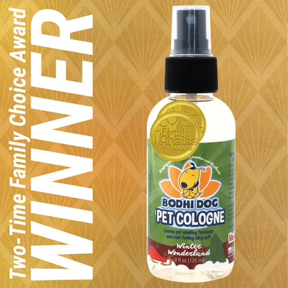 Bodhi Dog Premium Dog Cologne - Deodorizing Dog Perfume & Conditioner for Dogs & Cats - Natural Long Lasting Spray - Keeps Pets Fresh All Day - Gentle & Safe Formula, Made in USA (Baby Powder 4 Fl Oz)