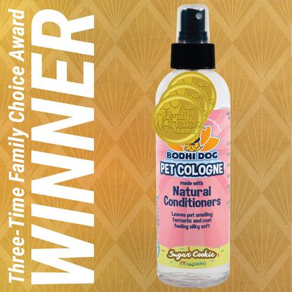 Bodhi Dog Premium Dog Cologne - Deodorizing Dog Perfume & Conditioner for Dogs & Cats - Natural Long Lasting Spray - Keeps Pets Fresh All Day - Gentle & Safe Formula, Made in USA (Baby Powder 4 Fl Oz)