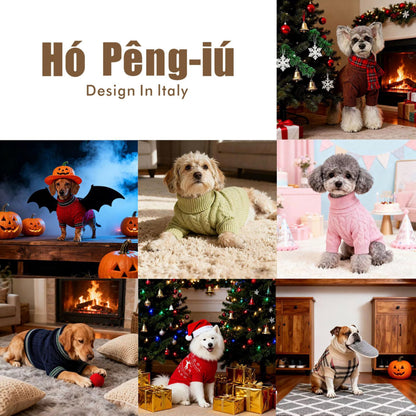 Small/Medium Dog Sweater, Warm Dog Winter Coat w/Sleeves, Comfortable High Neck & Leash Hole, Premium Dog Clothes for Schnauzer-Best for Holidays, Daily Walks M Apricot